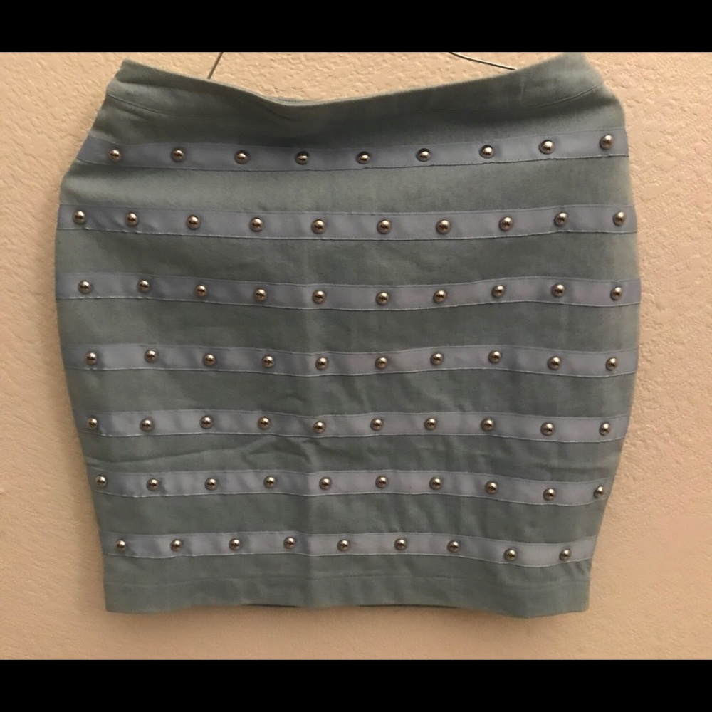 Jean mini skirt